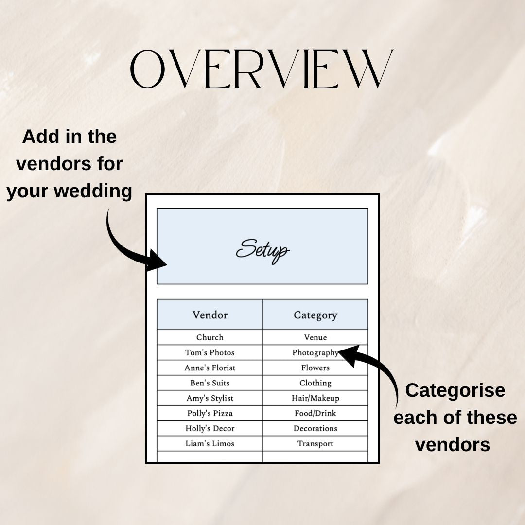 Blue Wedding Budget Planner | Google Sheets Spreadsheet