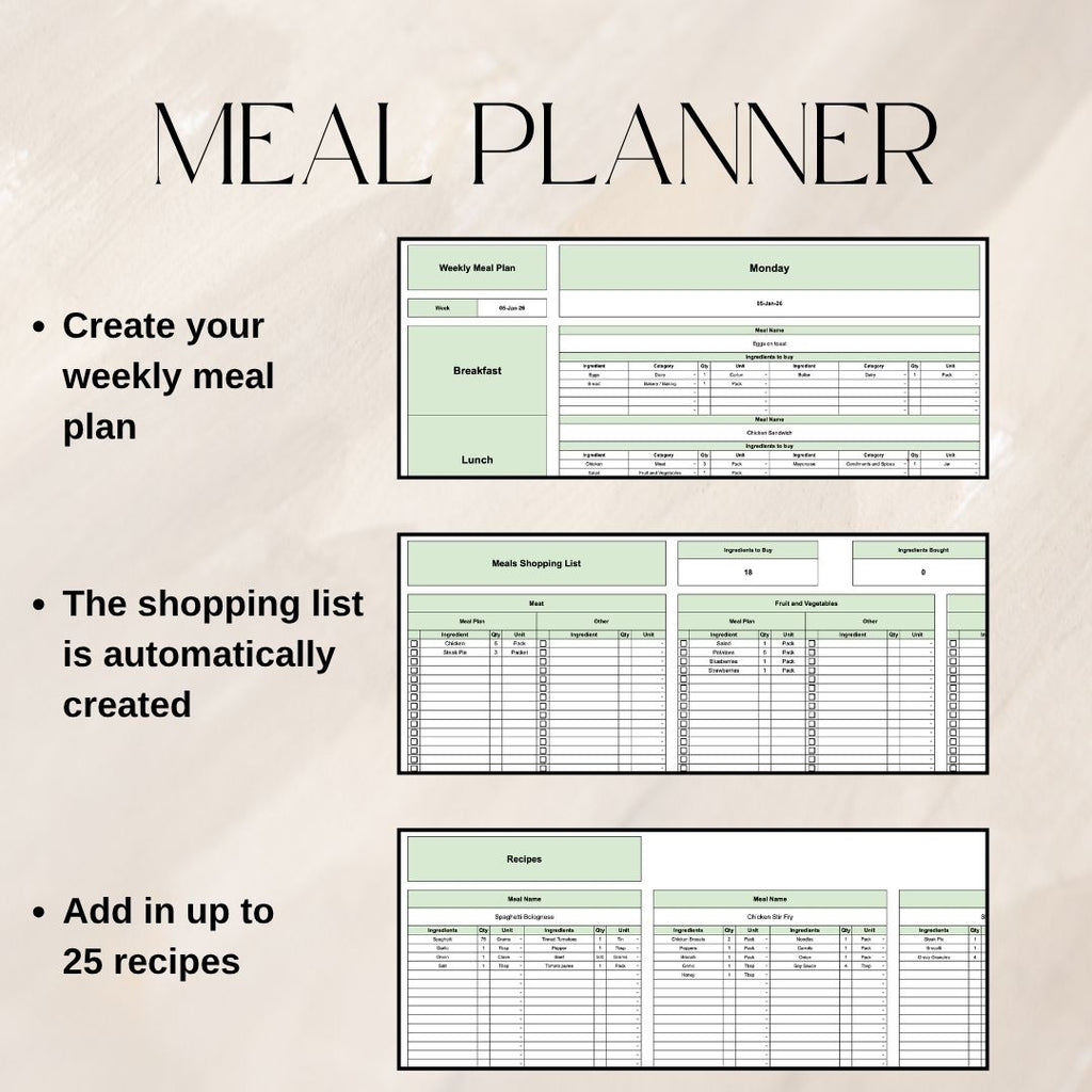 Student Spreadsheet Bundle | Google Sheets Spreadsheet