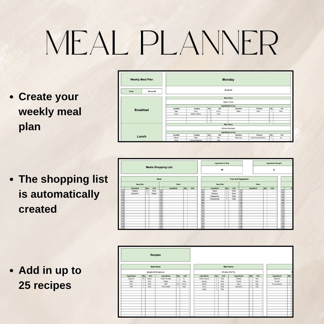 Student Spreadsheet Bundle | Google Sheets Spreadsheet
