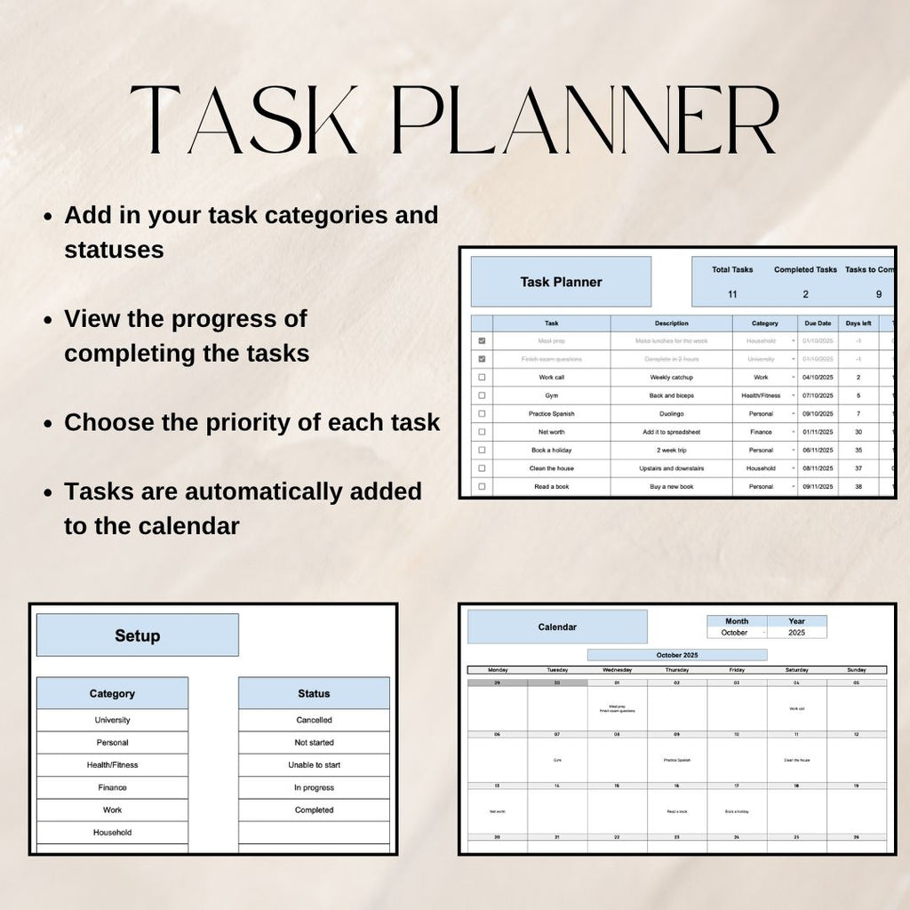 Student Spreadsheet Bundle | Google Sheets Spreadsheet
