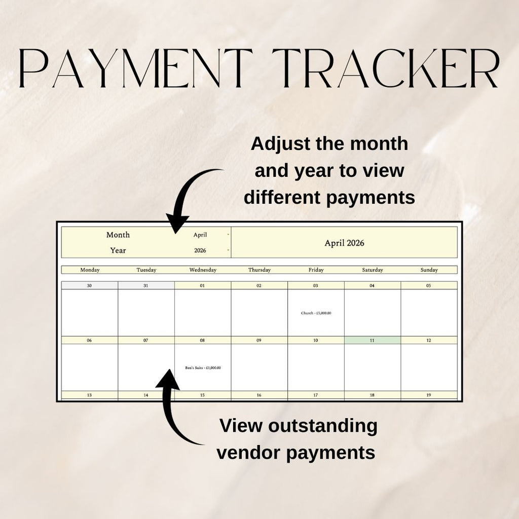 Yellow Wedding Budget Planner | Google Sheets Spreadsheet