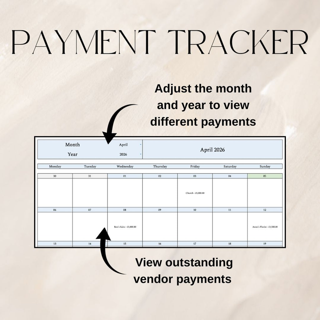 Blue Wedding Budget Planner | Google Sheets Spreadsheet