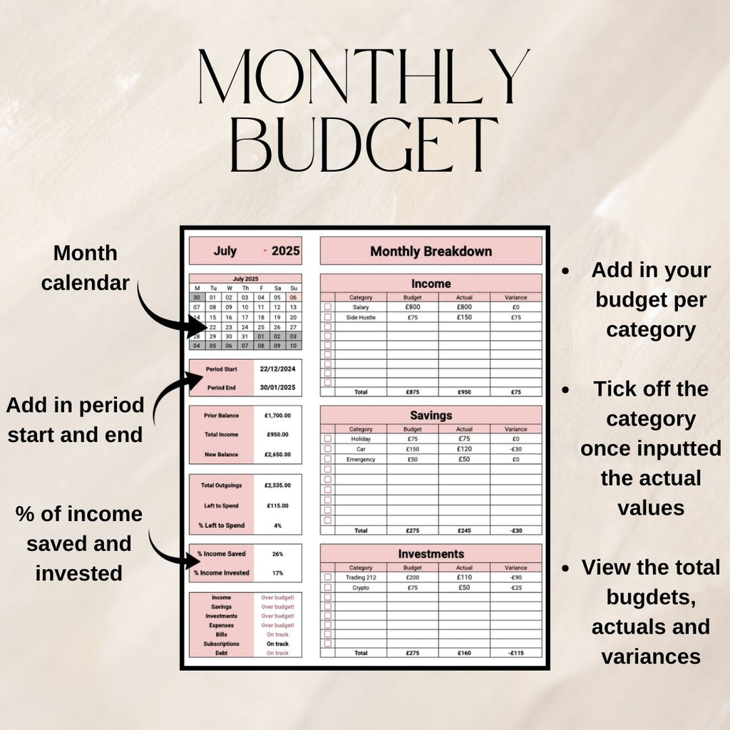 Student Planner | Google Sheets Spreadsheet