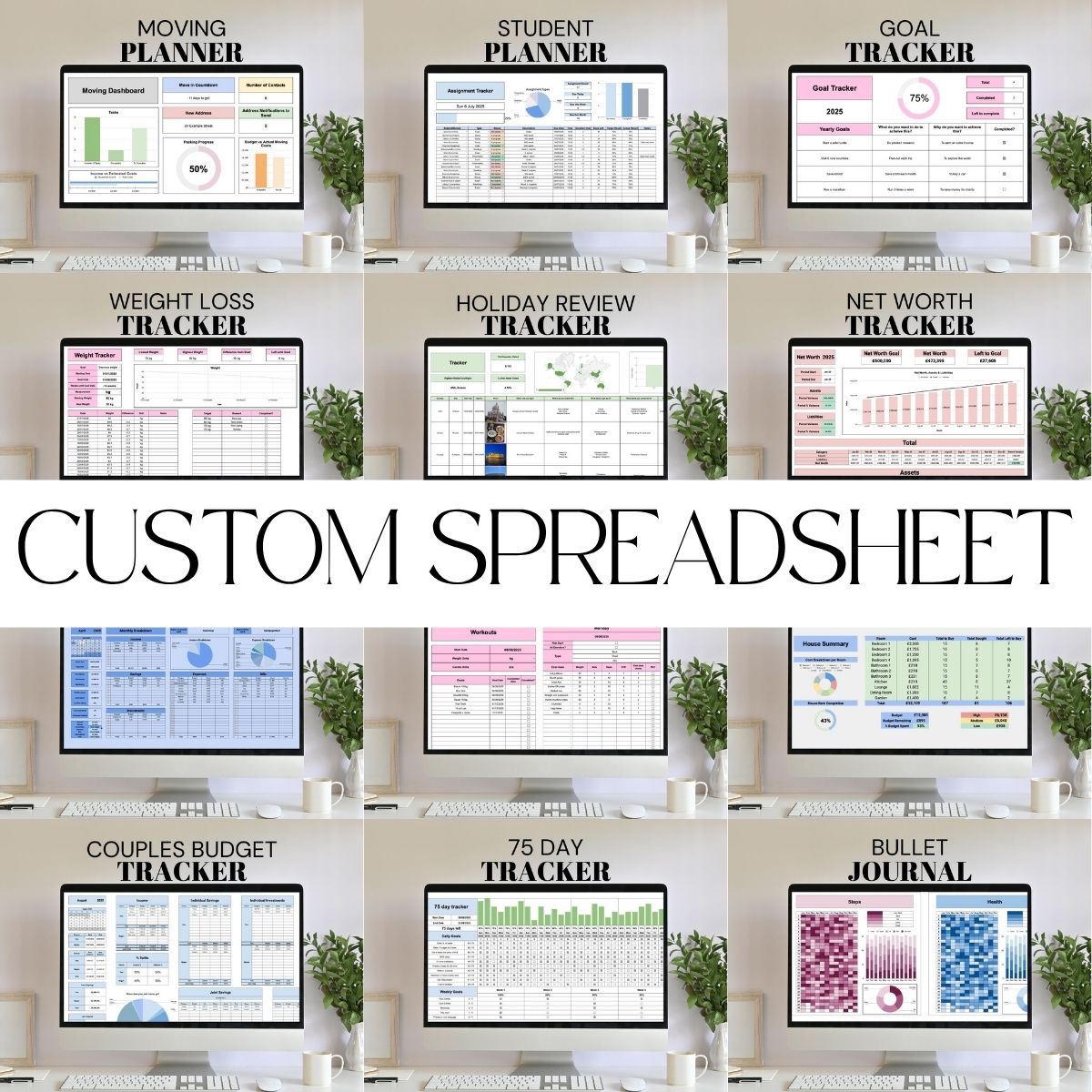 Custom Google Sheets Spreadsheet