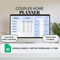 Couples Home Planner | Google Sheets Spreadsheet