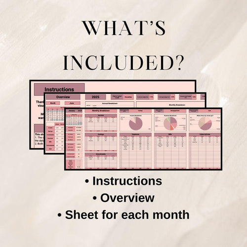 Monthly Budget Planner | Google Sheets Spreadsheet