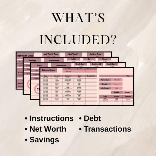 Personal Finance Tracker |  Google Sheets Spreadsheet