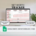 Net Worth Tracker | Google Sheets Spreadsheet